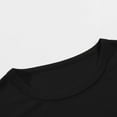 thumbnail image 4 of XASZHN T-Shirts pour Enfants à Manches Courtes, Haut Uni, T-Shirts Garçon et Fille Unisexe, Tout-Petits, Enfants, T-Shirt à Col Rond, Hauts, Noir, 5-6 Ans, 4 of 8