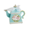 Kate Aspen Tea Time Teapot Favor Box (Set of 24), 24 Piece,Blue, Gold, Pink,One Size