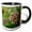 Black/White, variant on 3drose, Minnesota, Eagan, Jenson Lake Park, Milkweed Flora - Us24 Rsp0011 - Rob Sheppard, 11oz Two-tone Yellow Mug