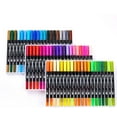 thumbnail image 1 of Double-ended Marker Pen Fine Point Color Line Pen Art Painting Marker And Highlighter Coloring, 1 of 5