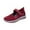 38 Red, variant on Women Elderly Mesh Sneakers Everyday Shoes Lightweight Flats Casual Sports Shoes 37 Gray