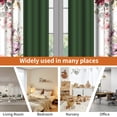 thumbnail image 7 of Lfeey Floral Blackout Curtains for Bedroom, Green, Room Darkening Thermal Insulated Panels Set of 2, 42x96 Inch, 7 of 7