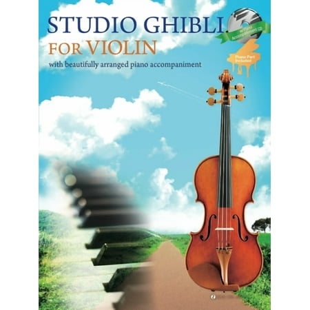 Studio Ghibli for Violin and Piano Book/CD (Paperback)