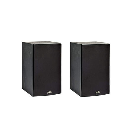 Polk Audio T15 100 Watt Home Theater Bookshelf Speakers (Pair) - Premium Sound at a Great Value | Dolby and DTS Surround |