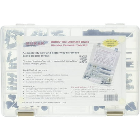 

S.U.R. and R Auto Parts Brake Bleeder Removal Kit