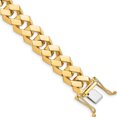 thumbnail image 1 of 14K Yellow Gold 11.5mm Hand-Polished Fancy Link Bracelet (8 X 11.5) Made In Peru lk159-8, 1 of 5