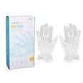 thumbnail image 2 of Guantes 100 unidades de guantes desechables de PVC transparentes gruesos protectores cosméticos para salones de belleza estudios de bordado ANGGREK Otros, 2 of 8