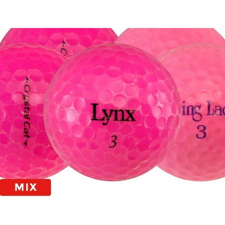Golf Balls, Assorted Colors, Used, Mint Quality, 72 Pack