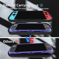thumbnail image 5 of sarlar Étui Rigide de Transport et Protecteur d'Écran Compatible avec la Console Nintendo Switch 2 et Accessoires, Sac Portable et Léger avec 14 Emplacements pour Jeux, Convient au Voyage et au Rangement, Noir, 5 of 5