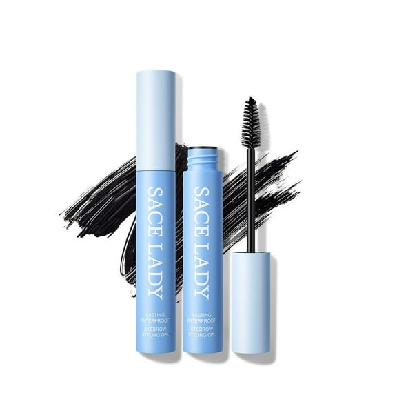 SACE LADY Waterproof Eyebrow Styling Gel With Brush Non Sticky Long-wear Sculpt Lift Brow Styling Soap Eyebrow Makeup 1PC