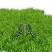 MLINS Outdoor Frog Garden Statue Lifelike Animal Frog Sculpture For Lawn And Yard Realistic Green Frog Figurine For Garden And Patio Decor