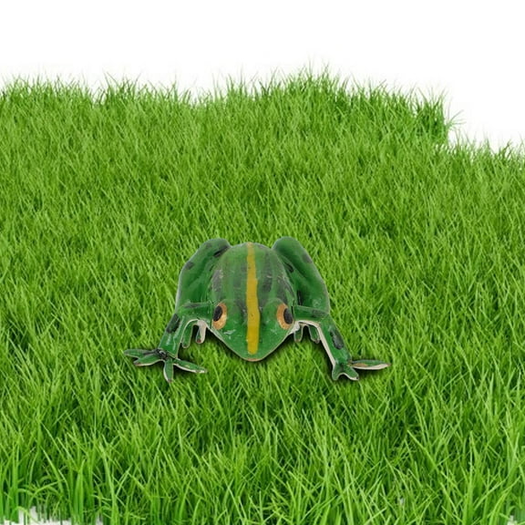 MLINS Outdoor Frog Garden Statue Lifelike Animal Frog Sculpture For Lawn And Yard Realistic Green Frog Figurine For Garden And Patio Decor