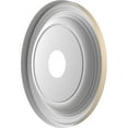 thumbnail image 4 of Ekena Millwork 16"OD x 3 1/2"ID x 1 3/8"P Traditional Thermoformed PVC Ceiling Medallion (Fits Canopies up to 9 1/2"), UltraCover Satin Smokey Beige, 4 of 5