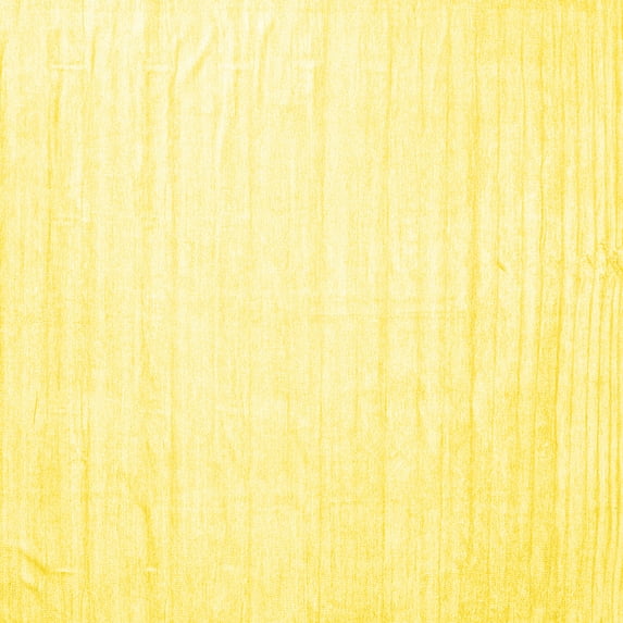 Ahgly Company Indoor Square Solid Yellow Modern Area Rugs, 6' Square