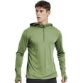 thumbnail image 3 of MIER Men's 1/4 Zip Lightweight Shirt UPF 50+ Sun Protection Long Sleeve Shirt Quick Dry Running Workout Shirts, 3 of 6