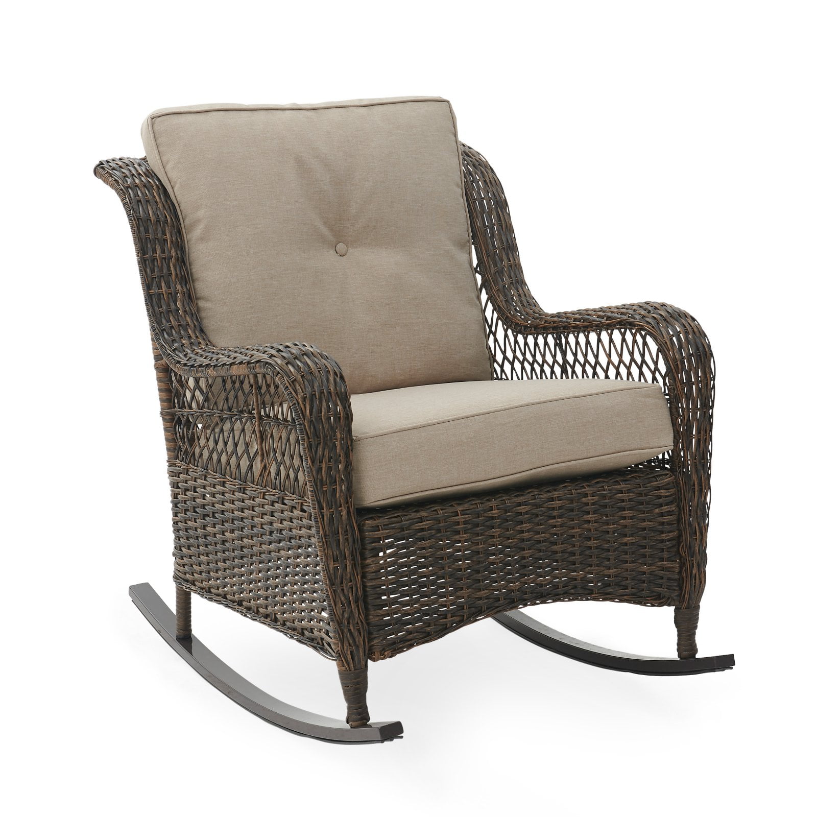 Belham Living Montauk Resin Wicker Outdoor Rocking Chair With Belham Living Montauk Resin Wicker