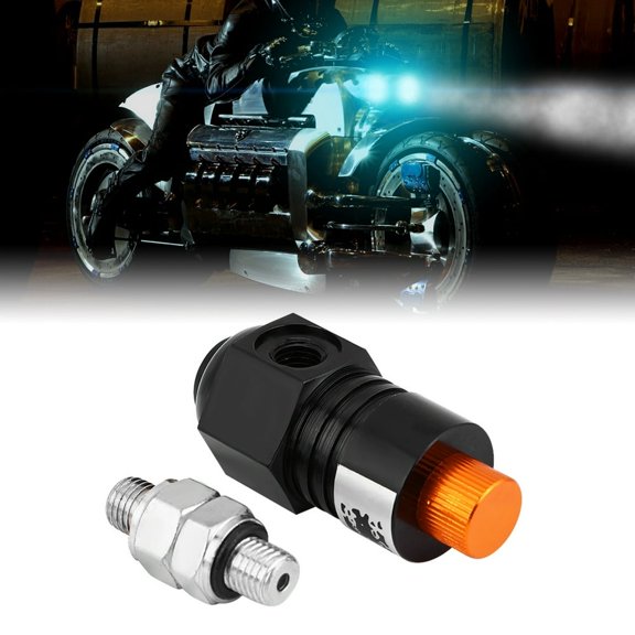 EIMELI Motorcycle Anti locked Braking System Screw Brake Caliper Assist System ABS Black 67mm