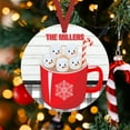 thumbnail image 3 of XWSHYW Adornos Colgantes 2024 Regalos Navideños Colgantes para Familiares y Compañeros Decoración Redonda para Árbol de Navidad, 3 of 6