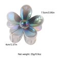 thumbnail image 2 of 1pc Hawaiian Flower Claw Hair Clips for Thick Hair, Tropical Flower Hair Clips Floral Hair Clip Plumeria Clips Hibiscus Hair Clip Plumeria Hair Clip Summer Beach Hair Accessories For Women Girl, 2 of 4