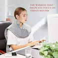 thumbnail image 4 of Electric Heating Pad for Back Neck and Shoulders Pain Relief 60x100cm Lot A0 R3B7, 4 of 8