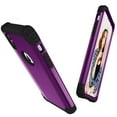 thumbnail image 3 of JTCASES for iPhone X/iPhone XS Case, Drop Resistant Corners, Wireless Charging, Heavy Duty Shockproof Hybrid Hard PC Bumper, Camera Protection, Skin-feel Anti-scratch Tough Cover, Purple, 3 of 7