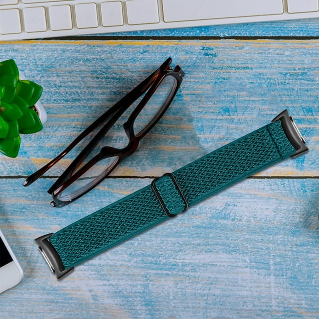 WIFKLSIIPG Sangle Élastique en Nylon Réglable Compatible avec Samsung Gear Fit 2 Sangle de Remplacement