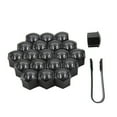 thumbnail image 4 of NIBOLOG 20Pcs Wheel Nut Cover High Toughness - Protective Plastic Dustproof Tire Screw Cap for Car, 4 of 7