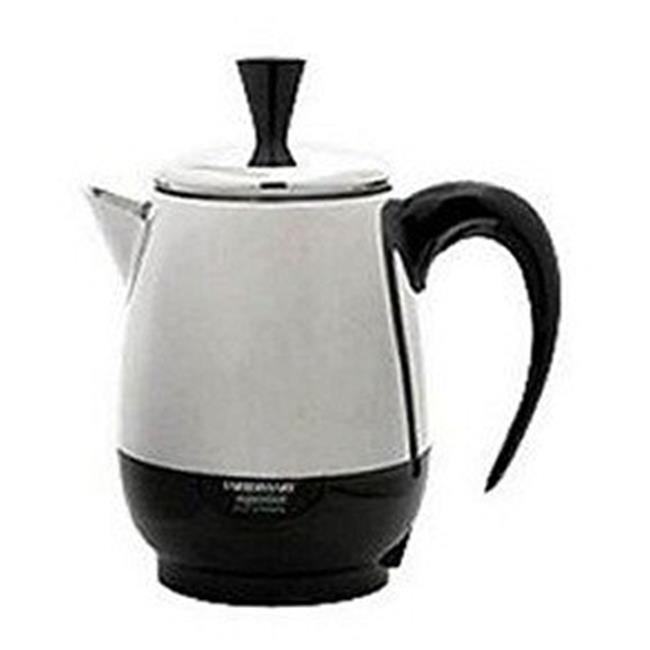 FARBERWARE FCP240 STEEL PERCOLATOR 4CUP 1000W DETACHABLE CORD Walmart