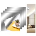 thumbnail image 1 of Pegatinas de Pared Baoblaze Espejo Acrílico 4 Piezas 20cmx20cm, 1 of 7