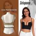 thumbnail image 3 of Low Back Bras For Women-seamless Deep U Plunge Backless Bras Convertible Multiway Low Cut Open Back Bra Halter Bras, 3 of 4
