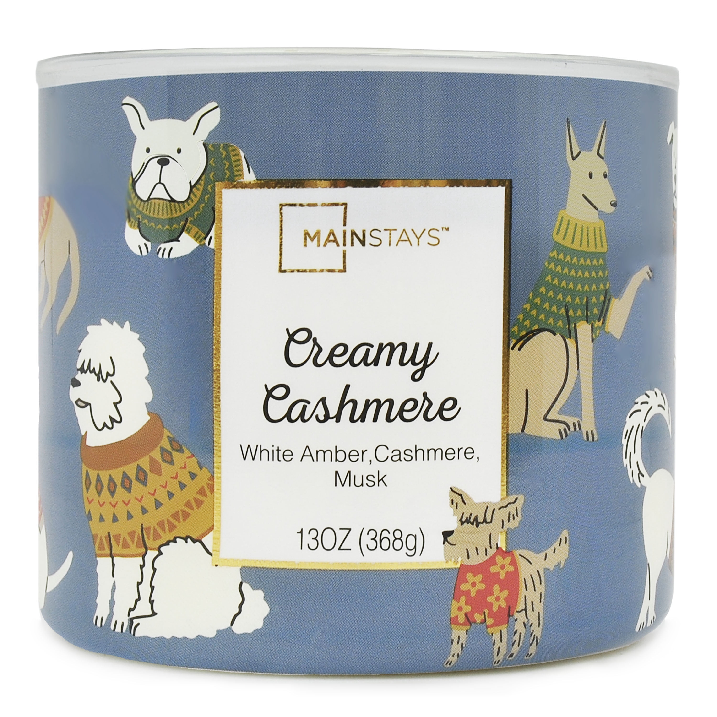 Mainstays Creamy Cashmere Fall Candle, 13 ounce