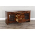 thumbnail image 4 of Pemberly Row 60" Traditional Wood TV Console in Dark Chocolate, 4 of 8