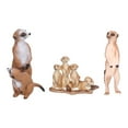 thumbnail image 3 of Jouet Modèle Meerkat, Figurine Suricate Exquise Mignon Réaliste PVC Sûr pour les Enfants Enfant pour l'Activité Éducative pour les Fêtes de Famille Surikats Solide, 3 of 8