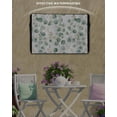 thumbnail image 6 of Outdoor TV Cover 52 to 55 Inch Weatherproof, Minimalist Watercolor Waterproof TV Screen Protector for Outside Decor with Zipper and Pocket 52"L x 30"H , Eucalyptus Leaves Print Green, 6 of 7