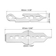 thumbnail image 2 of Uxcell Dart Wrench Tool Kit Multi-Purpose Dart Accessories, Silver Tone, 2Pcs, 2 of 5