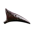 thumbnail image 2 of 12 Holes Warped-tail Ceramic Ocarina Alto C Hand Painted Musical Instrument with Lanyard Music Score Protective Bag For Music Lover and Learner, 2 of 4