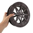 thumbnail image 4 of WASHWEPE Table Fountain Wheels Dark Brown Plastic Decorative Water Feature for Living Room 1Pcs, 4 of 6