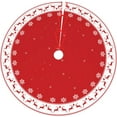 Grinch Christmas Tree Skirt Xmas Soft Cover Mat Decor Collar Farmhouse