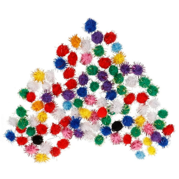 WHAMVOX 1000pcs Colorful Mixed Craft Poms Small Pompoms Tiny Pompoms Mini Pom Poms Balls For Diy Decoration Clothing Accessories 1.5cm