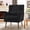 Black, variant on Modern Accent Chair, Upholstered Armchair with Pillow, Fabric Single Sofa Chair with Lounge Seat Solid Wood Legs Accent Chair for Living Room Bedroom Small Spaces