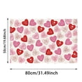 thumbnail image 3 of TIELUTT Valentines Day Area Rug Red Heart Valentine Small Entryway Rugs Non Indoor Outdoor Cute Rug for Bedroom Light Rug Area Rugs for Living Room Soft Shaggy Rug for Living Room Rugs for Dorm Room, 3 of 4