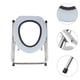 thumbnail image 5 of Silla plegable para baño Advancent taburete portátil reutilizable de acero inoxidable para ancianos, 5 of 6