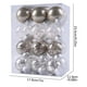 thumbnail image 2 of Fiudx Adornos para Árbol de Navidad, Brillantes, de Plástico Duradero, para Decoración Del Hogar, Fiestas y Centros de Mesa de Boda (Juego de 24 Piezas, 60 Mm de Diámetro)., 2 of 2