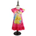 thumbnail image 1 of Disney Princesses Girl Dress Rapunzel Summer Frozen Kids Clothes Children's Pajamas Birthday Casual Costume Belle Ariel Aurora4T Gao Jinjia LED, 1 of 2