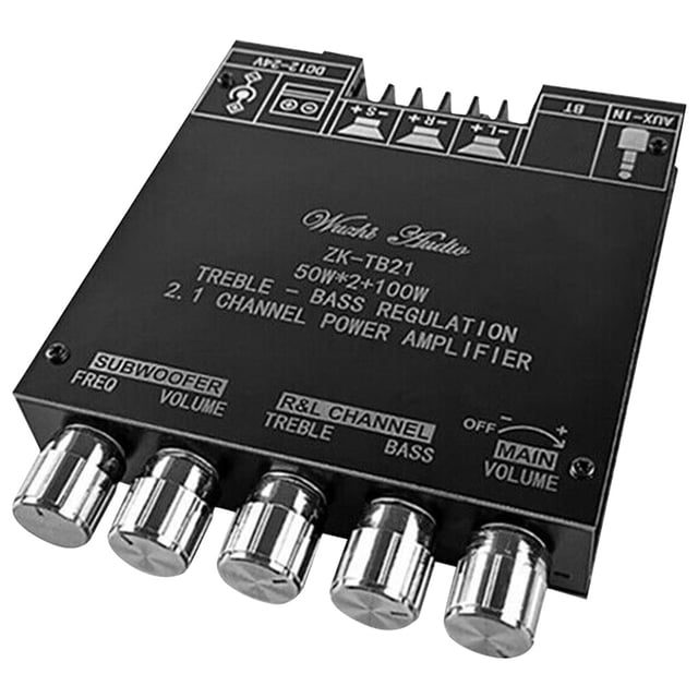 2.1 Channel Audio Module AUX BT5.0 Audio Input Subwoofer Left and Right Channel Output Sound Power Board