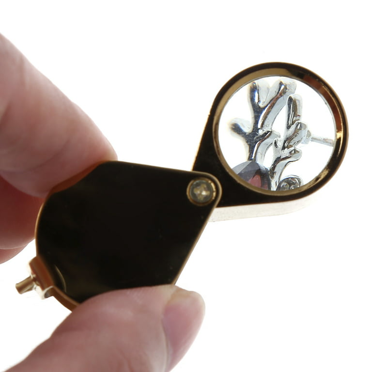 Portable Hand Held Jewelry Loupe 30X21MM Mini Magnifying Glass For Metal  And Folding Diamonds With WB1231 From Eve2018, $1.92