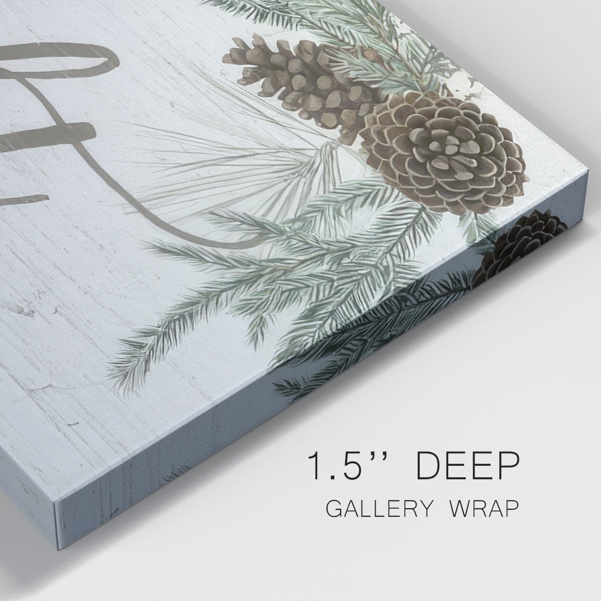 Wreath Sentiments I- Gallery Wrapped Canvas