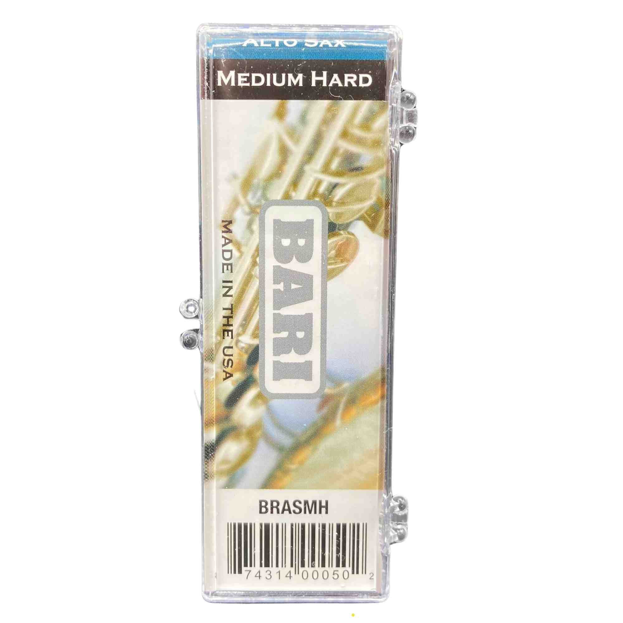 Bari Synthetic Alto Sax Reed - Original (Clear) - Strength 3.5 - 4.0 - Medium Hard