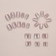 thumbnail image 4 of Cats Eye Short Square False Nail 24pcs Press on Nail with Bows Acrylic Stick on Nail Manicure Nail Decoration for Women, 4 of 4