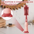 3 in 1 Baby Bottle Brush Set Reusable 3 Brushes to Clean Baby Bottles ...